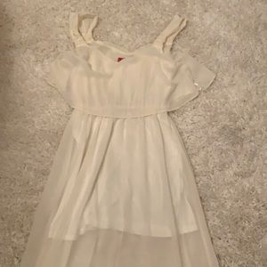 White mesh midi dress 👗